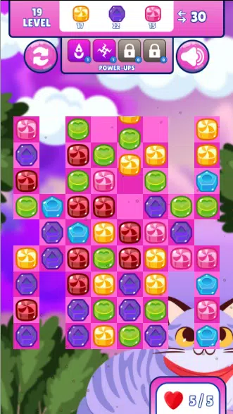 Gummy Candy Cat Puzzle Screenshot4