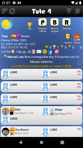 Tute Torneos Screenshot2