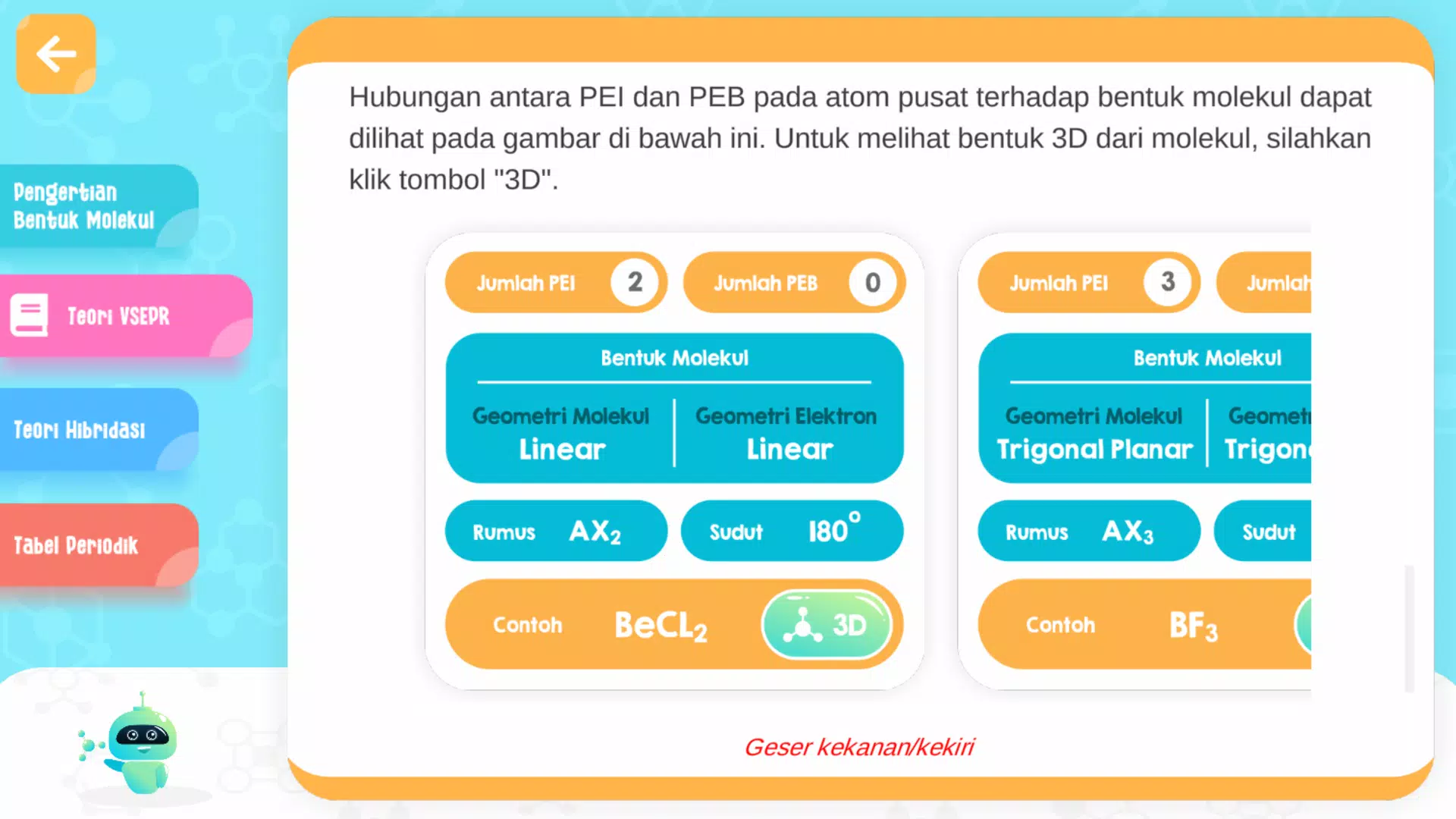 Bentuk Molekul 3D Simulasi Screenshot3