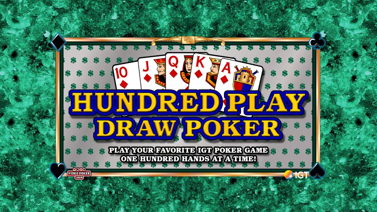 Hundred Play Draw Video Poker Screenshot2