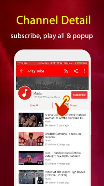 Tube Video Player Screenshot2