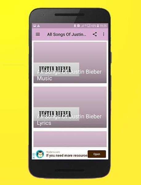 All Songs Of Justin Bieber Offline Screenshot3