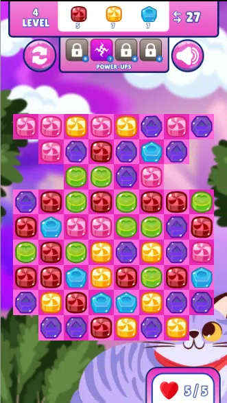 Gummy Candy Cat Puzzle Screenshot3