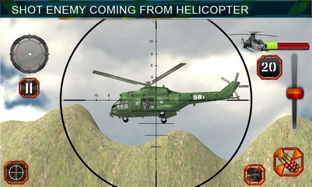 Sniper Shooting Heli Action Screenshot3