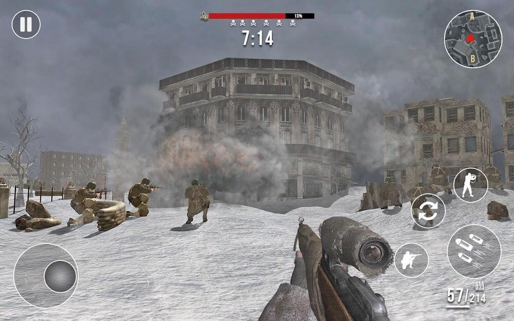 World War 2 Winter Heroes Screenshot2