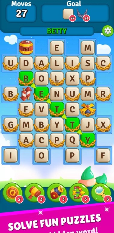 Alpha Betty Scape - Word Game Screenshot3