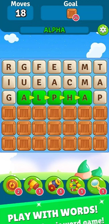 Alpha Betty Scape - Word Game Screenshot2