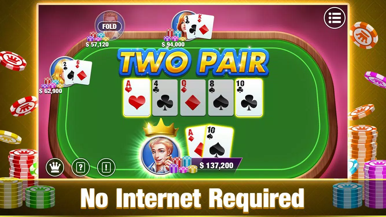 Texas Holdem Poker Offline Screenshot2