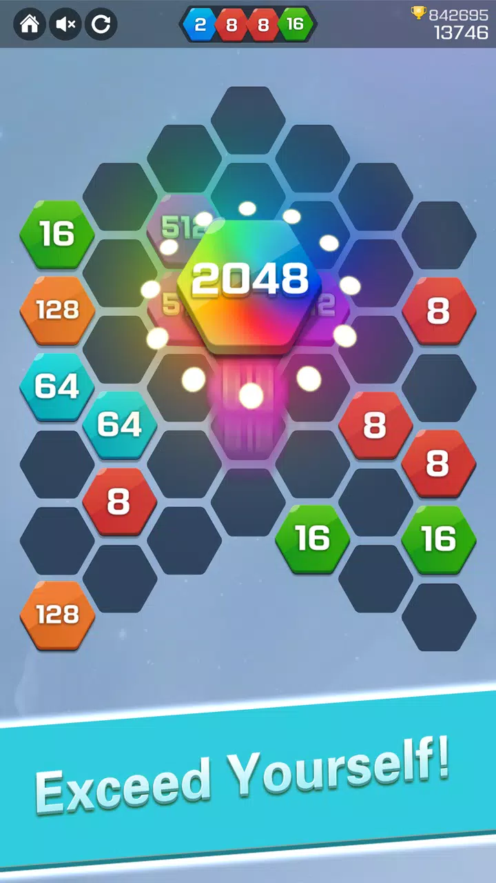 Merge Block Puzzle - 2048 Hexa Screenshot4