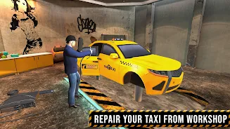 USA Taxi Car Driving: Car Game Screenshot4