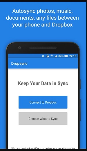 Dropsync: Autosync for Dropbox Screenshot1