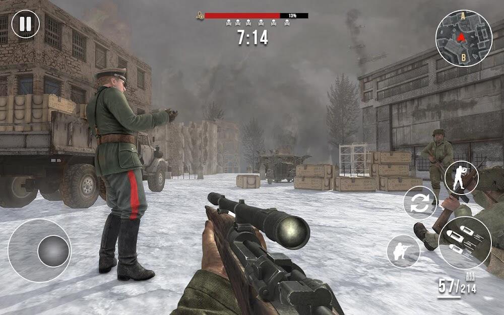 World War 2 Winter Heroes Screenshot4