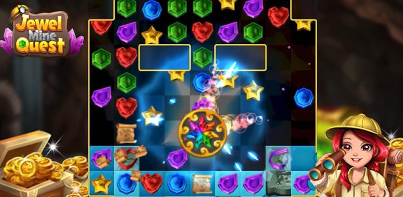 Jewel Mine Quest: Match-3 Screenshot1