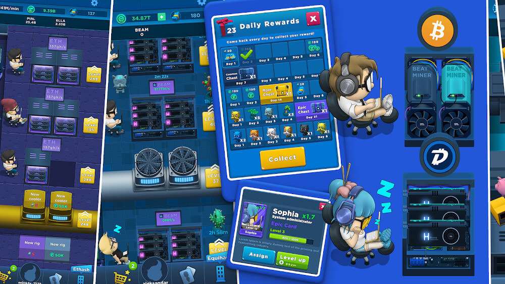 Crypto Idle Miner Mod Screenshot3