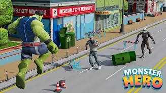 Black Monster Hero City Battle Screenshot2