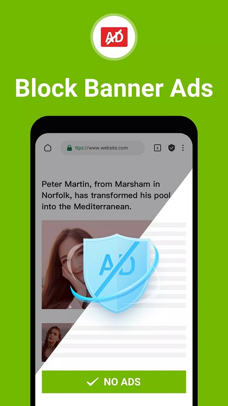 FAB Adblocker Browser: Adblock Screenshot1