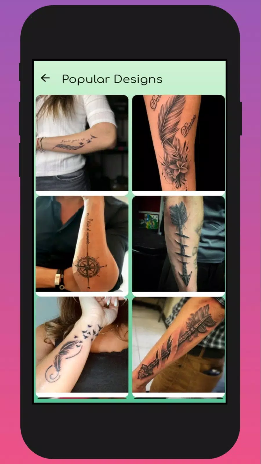 Arm Tattoo Designs Screenshot4