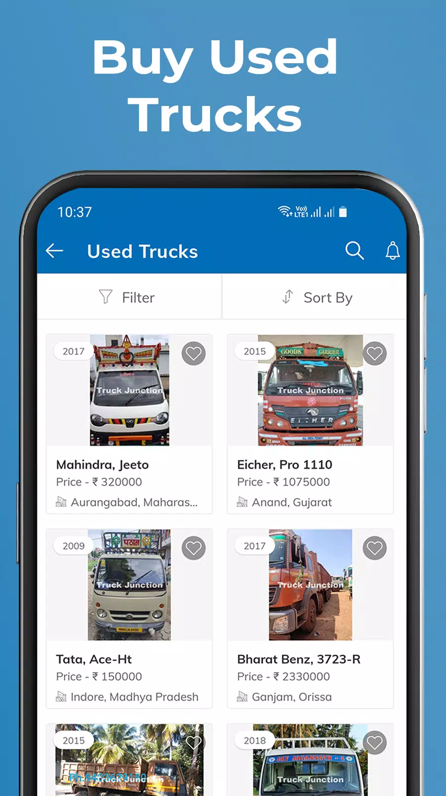 TruckJunction Best Price Truck Screenshot2