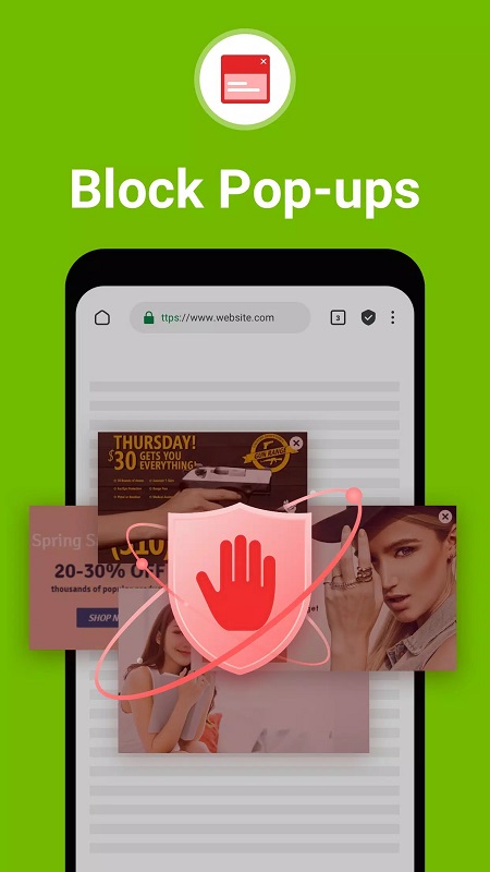 FAB Adblocker Browser: Adblock Screenshot2