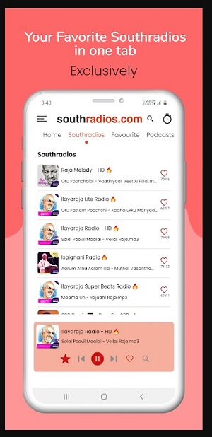 Southradios Tamil FM Radio HD Screenshot1