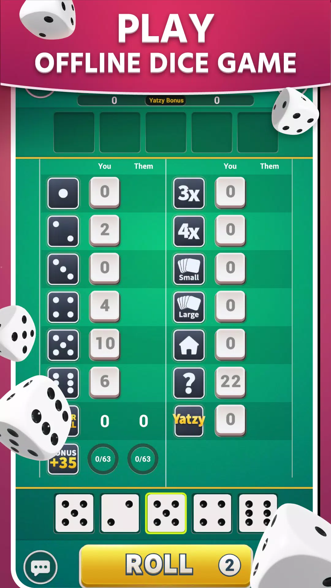 Yatzy - Classic Dice Games Screenshot1