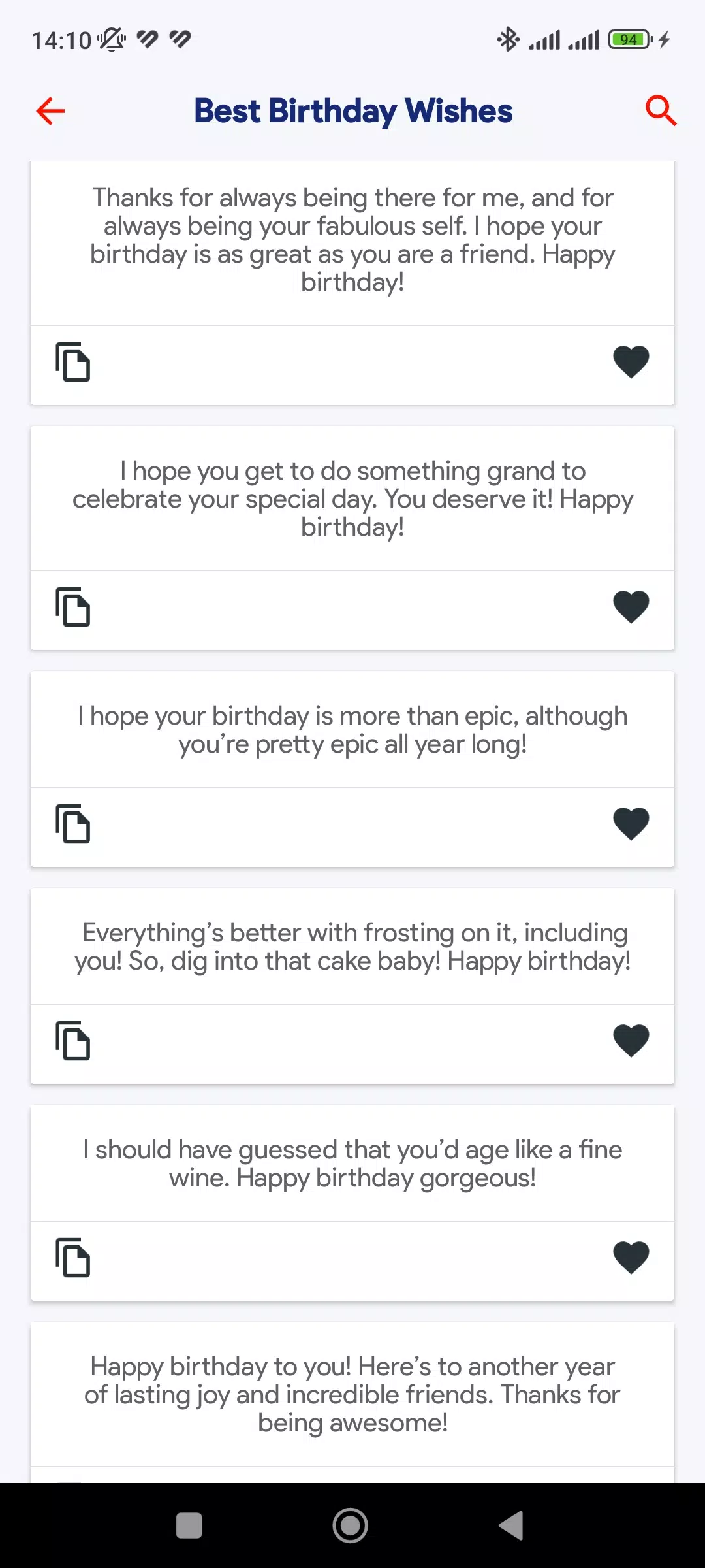 Friends Birthday Wishes Screenshot4