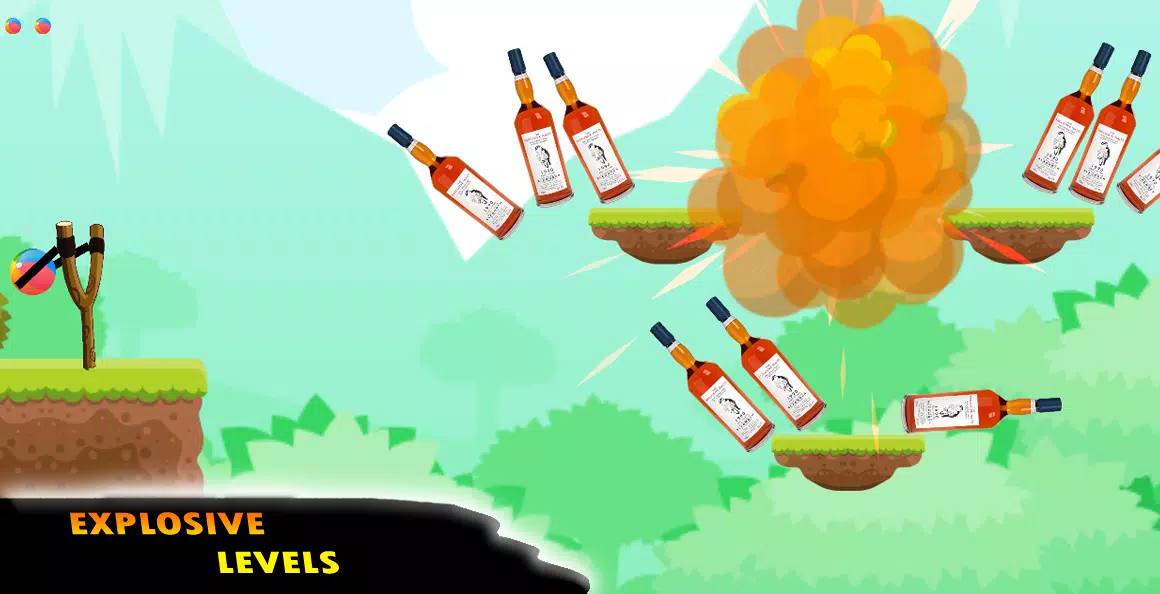 Knock Down Bottles :slingshot Screenshot3