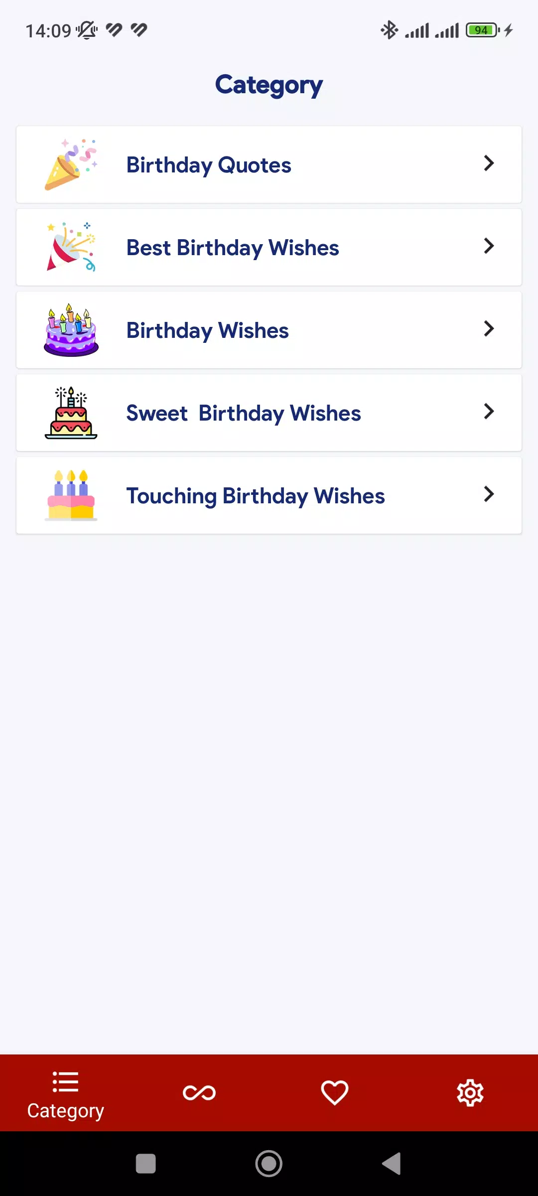 Friends Birthday Wishes Screenshot1