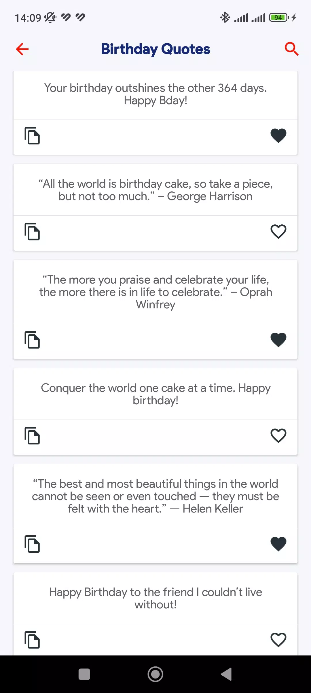 Friends Birthday Wishes Screenshot3