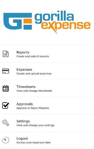 Gorilla Expense Screenshot2