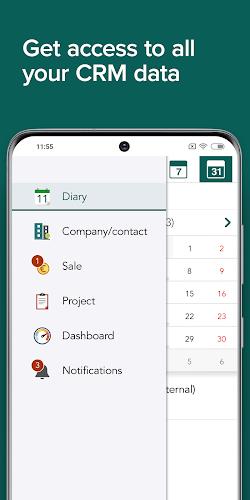 SuperOffice Mobile CRM Screenshot1