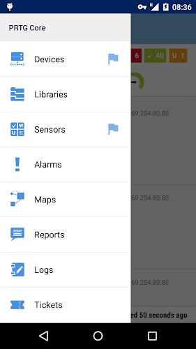 PRTG for Android Screenshot1