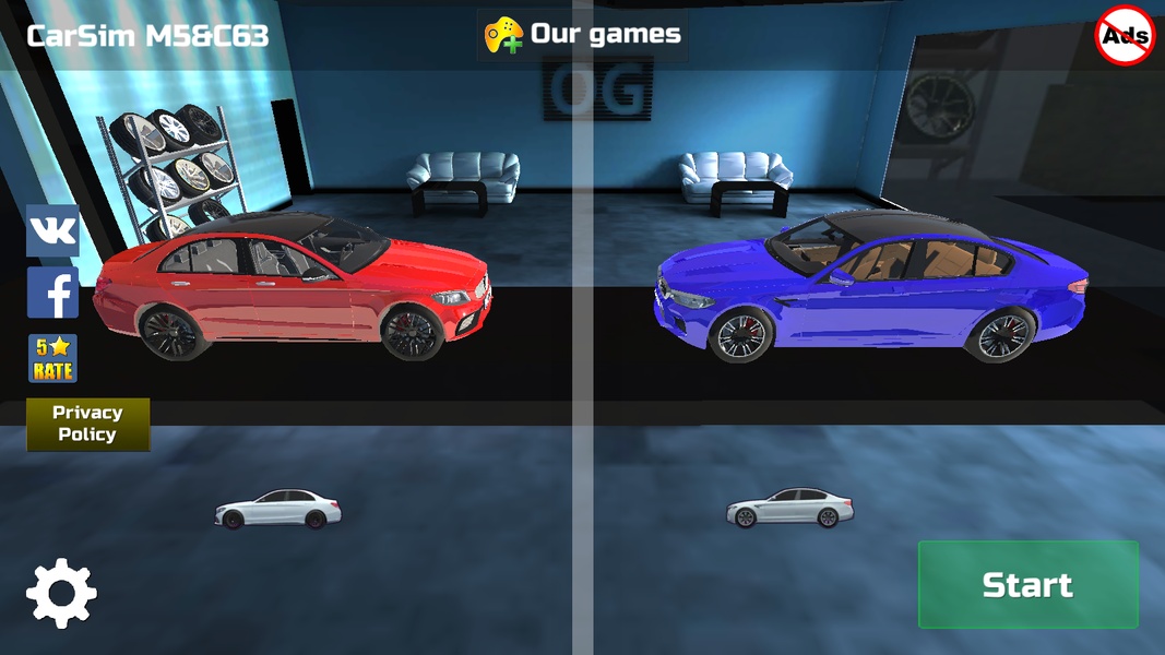 CarSim M5&C63 Screenshot3