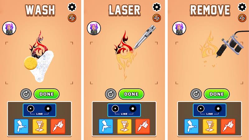 Tattoo Removal 3D Games Screenshot1