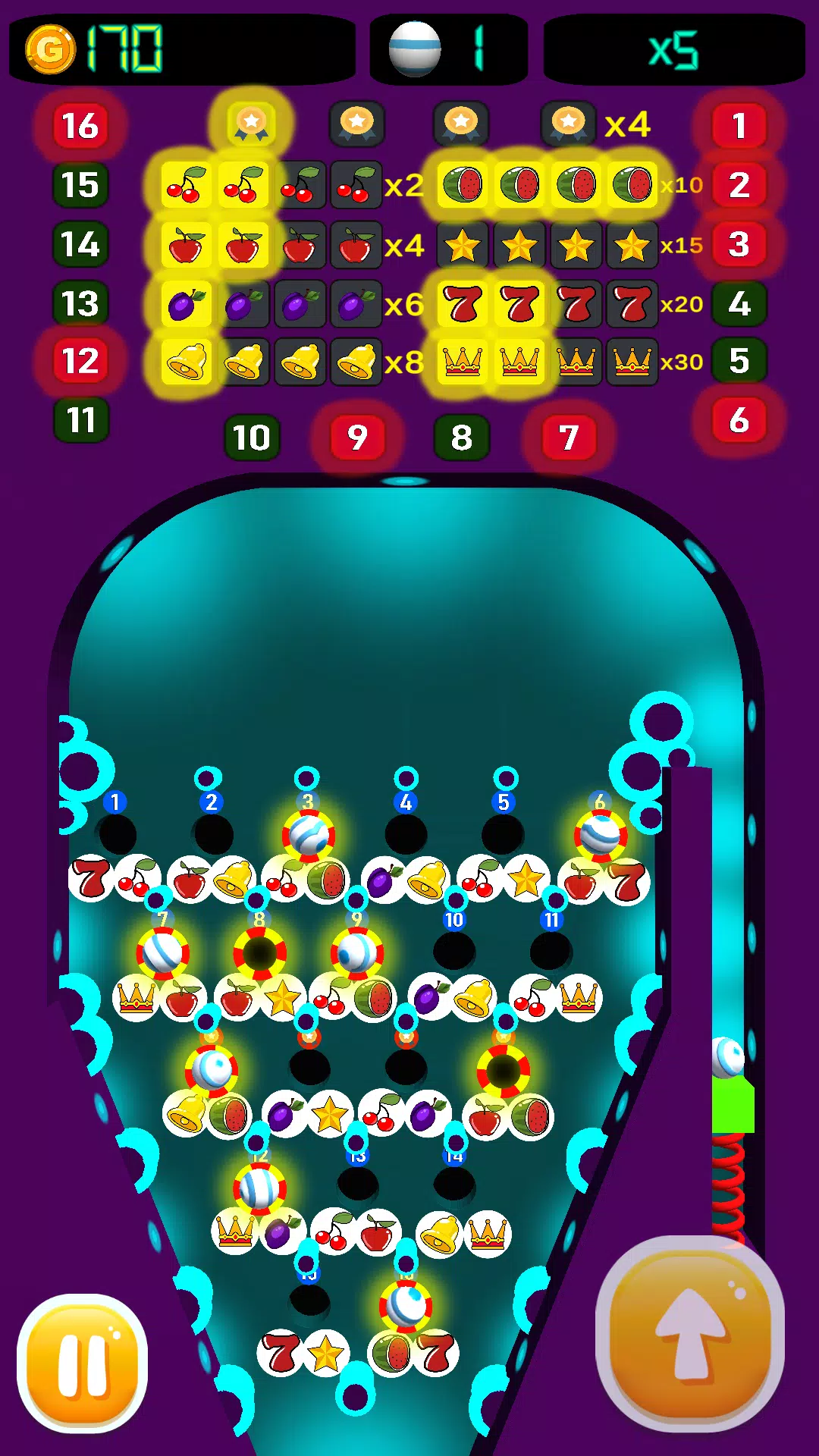 Pinball Slots 6 Balls Screenshot1