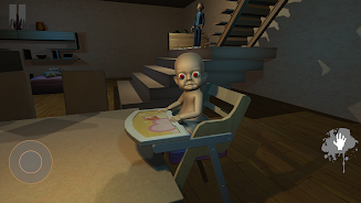 Scary baby in Pink house 3D Screenshot2