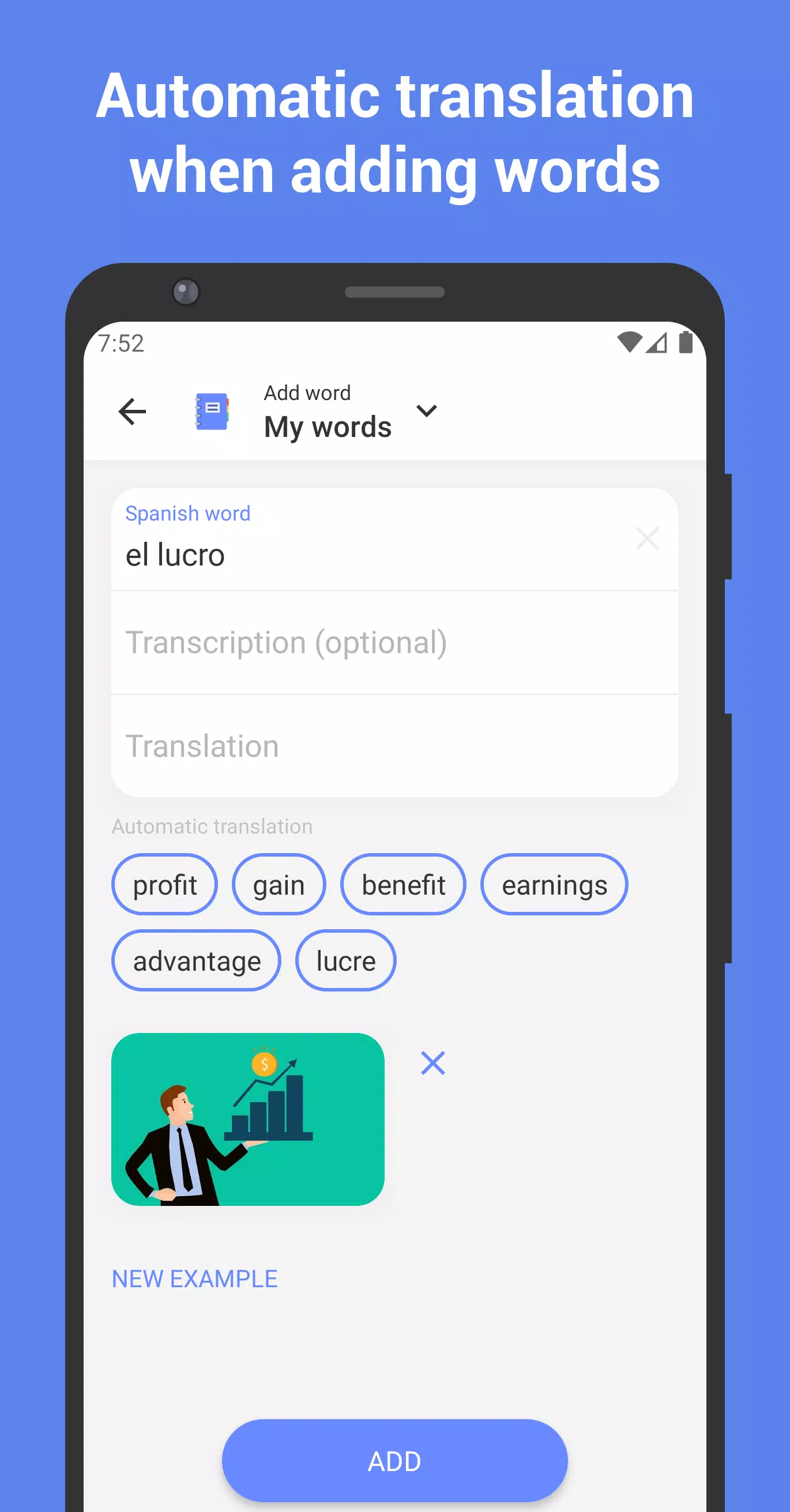 Learn Spanish with flashcards! Screenshot4