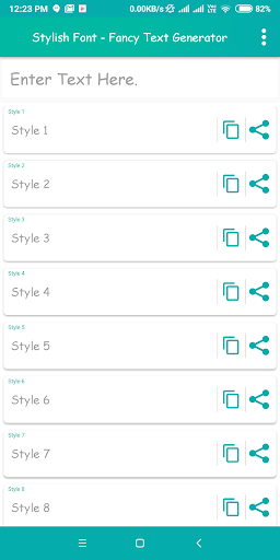 Stylish Font - Fancy Text Generator Screenshot2