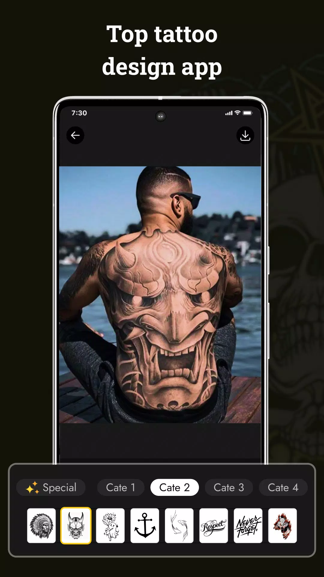 Tattoo Maker - Tattoo design Screenshot1