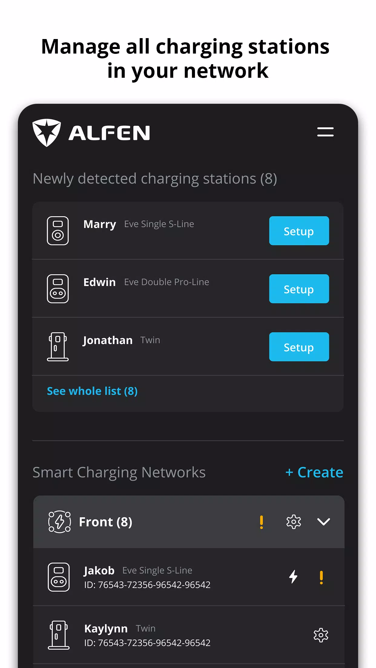 MyEve - Alfen Charging Equipm. Screenshot1