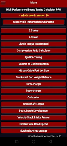 Engine Tuning Calculator PRO Screenshot3