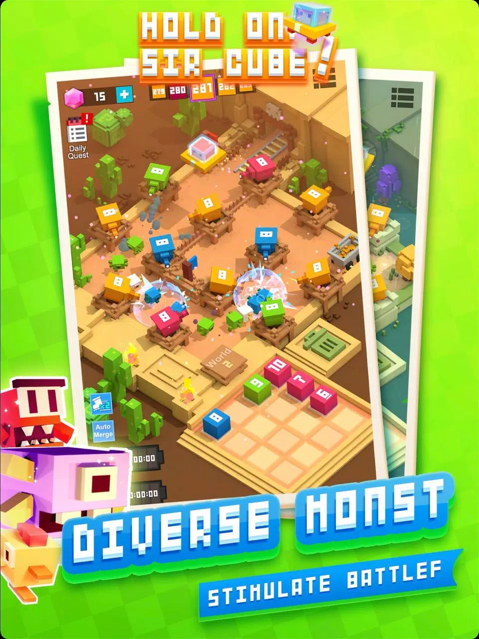 Idle Cube Defense Screenshot3