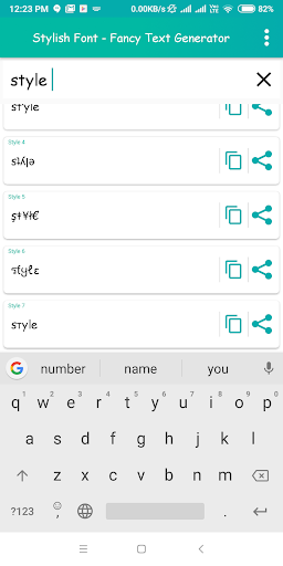 Stylish Font - Fancy Text Generator Screenshot5