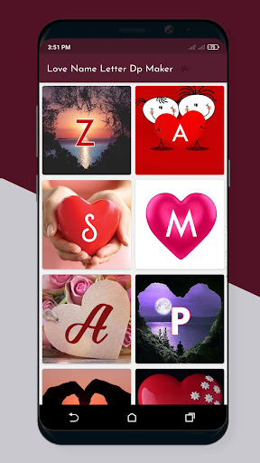 Love Name Letter DP Maker 2023 Screenshot2