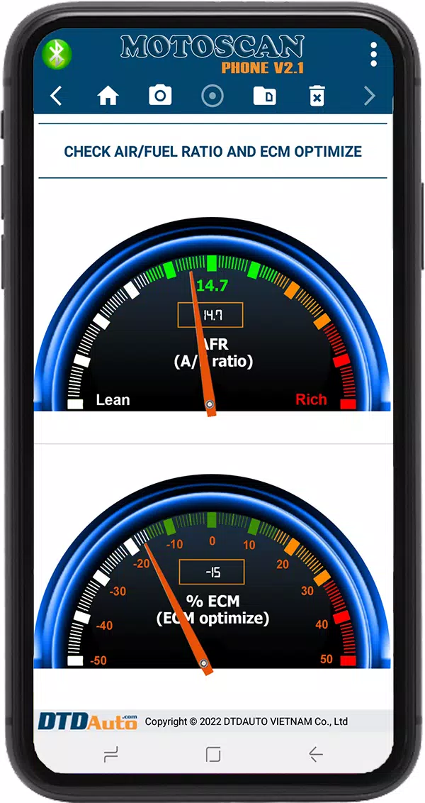 MOTOSCAN PHONE Screenshot2