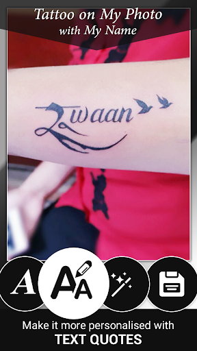 Tattoo Name On My Photo Editor Screenshot1