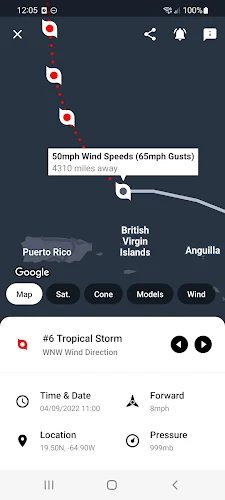 My Hurricane Tracker Screenshot3