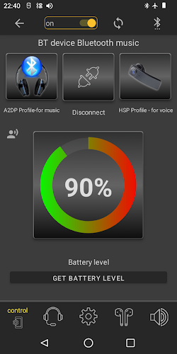 Bluetooth Audio Widget Battery Screenshot1