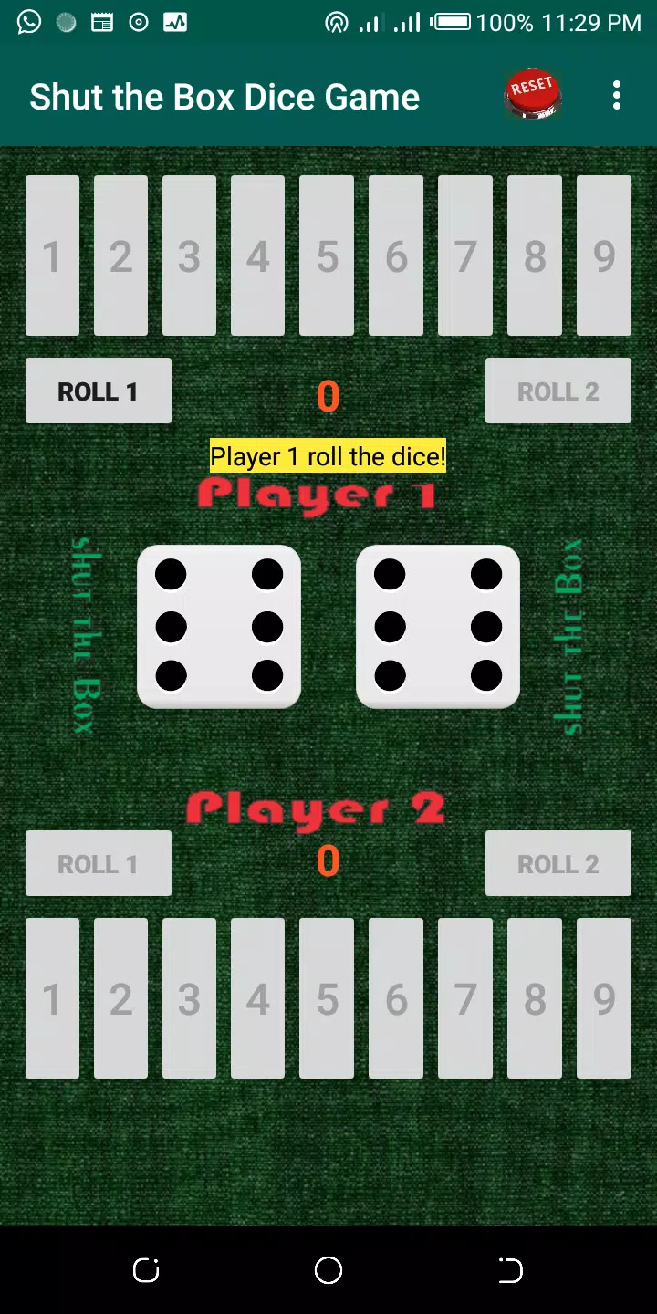 Shut-the-Box Dice Game Screenshot4