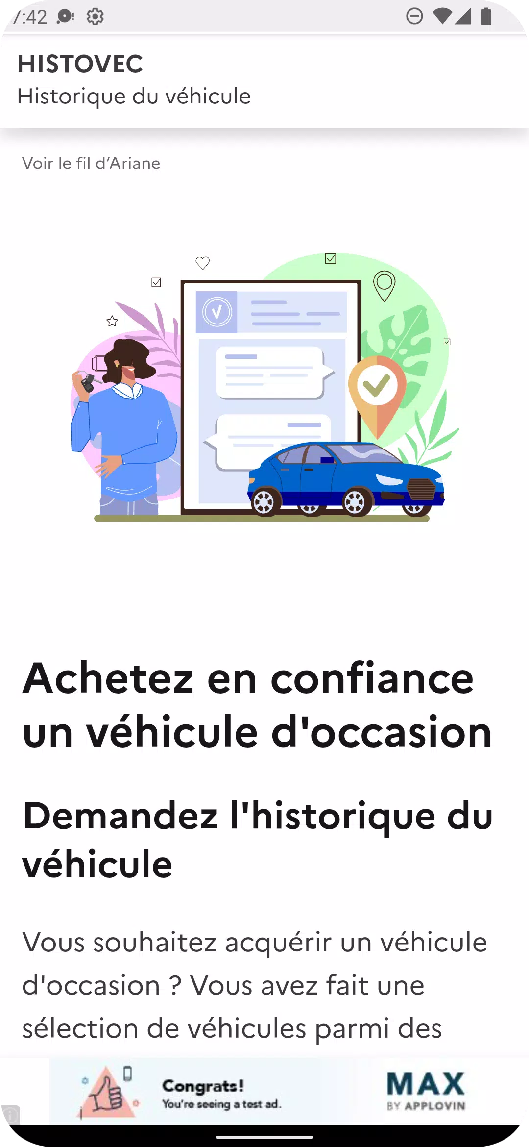 Historique Voiture Screenshot2